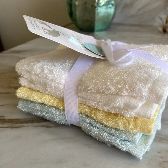 Set of ultra soft bamboo washcloth towels face and body and beauty set - Picture 3 of 6